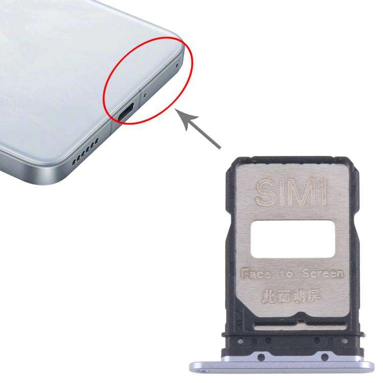 For Xiaomi Poco F7 Pro 10pcs Original SIM Card Tray + SIM Card Tray (Blue)