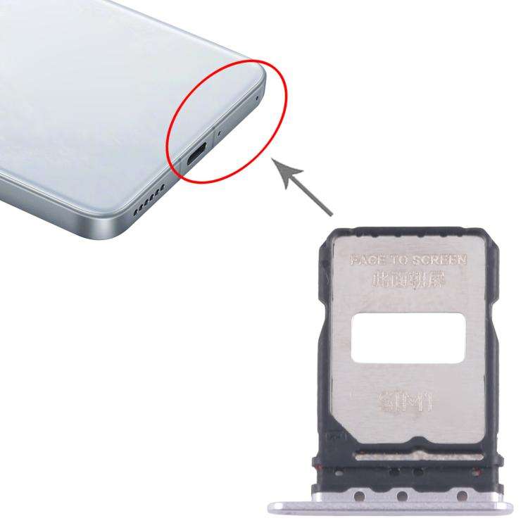 For Xiaomi Poco F7 Ultra 10pcs Original SIM Card Tray + SIM Card Tray (Silver)