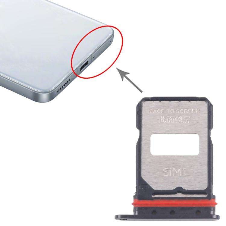 For Xiaomi Redmi K80 Pro 10pcs Original SIM Card Tray + SIM Card Tray (Frosted Black)