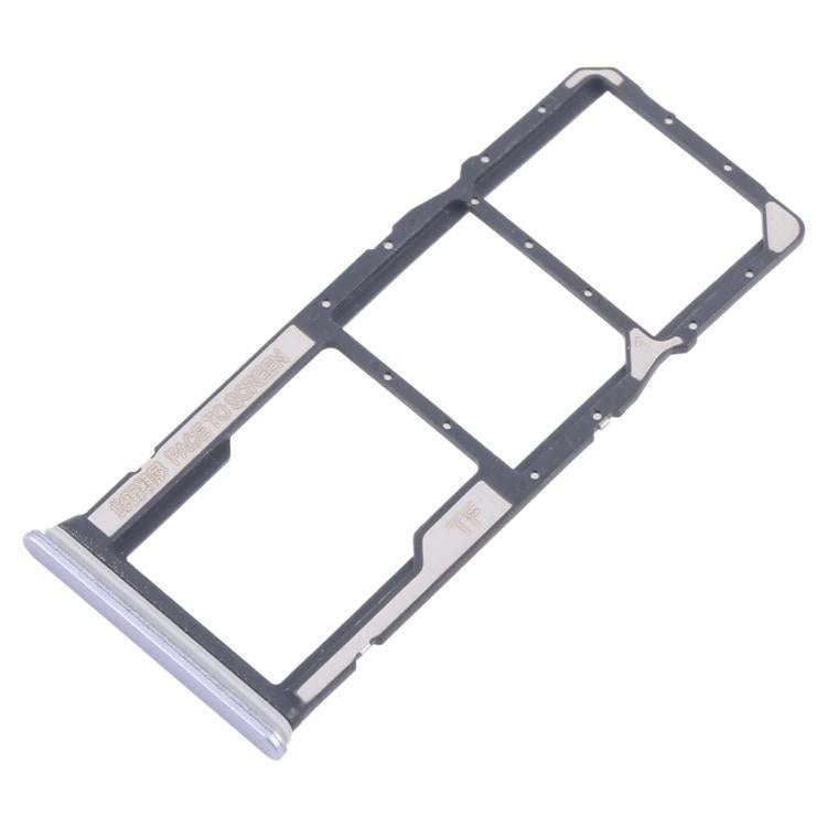 For Xiaomi Redmi 14R 5G 10pcs Original SIM Card Tray + SIM Card Tray + Micro SD Card Tray (Purple)