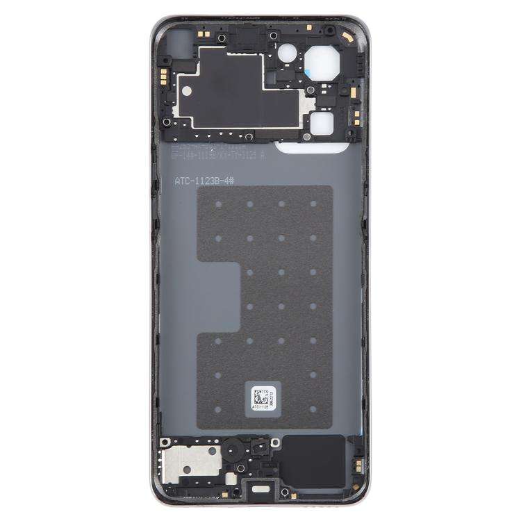 For OPPO Reno7 5G CPH2371 Battery Back Cover with Middle Frame(Gold)