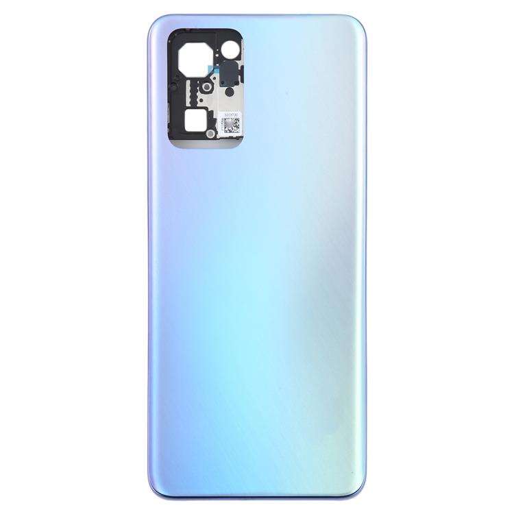 For OPPO Reno7 5G CPH2371 Battery Back Cover with Middle Frame(Blue)
