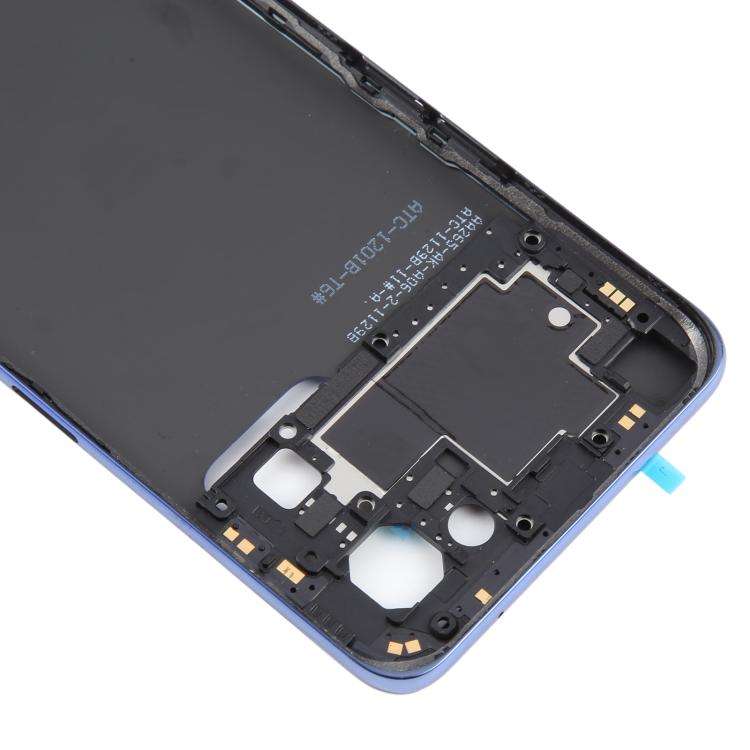 For OPPO Reno7 5G CPH2371 Battery Back Cover with Middle Frame(Blue)