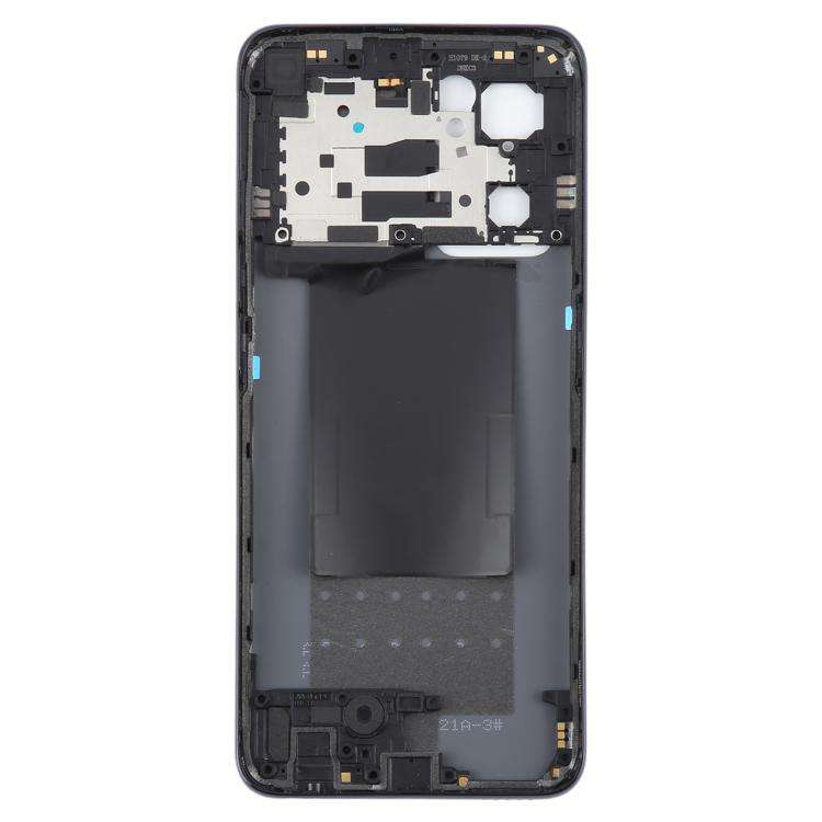 For OPPO Find X5 Lite Battery Back Cover with Middle Frame(Blue)