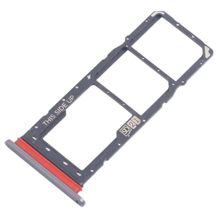 For Motorola Moto E40 10pcs Original SIM Card Tray + SIM Card Tray + Micro SD Card Tray (Grey)