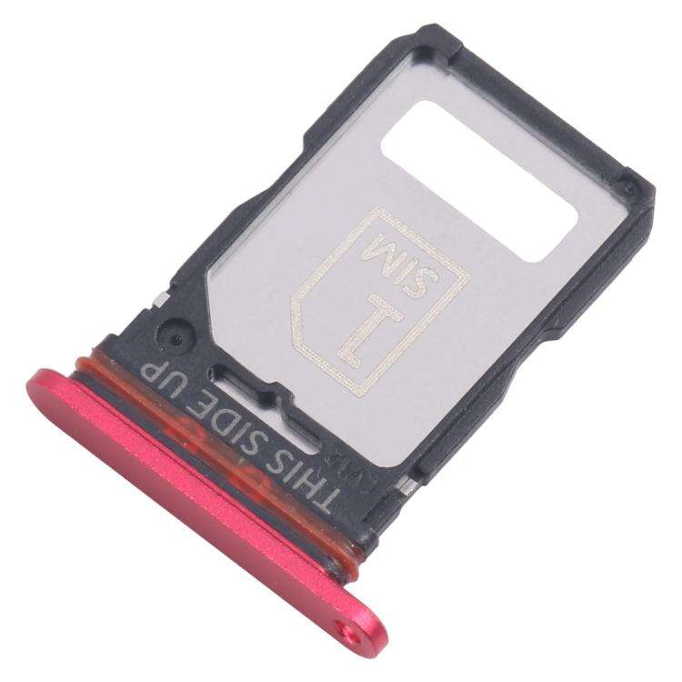 For Motorola Edge 30 Fusion XT2243-1 10pcs Original SIM Card Tray + SIM Card Tray (Red)