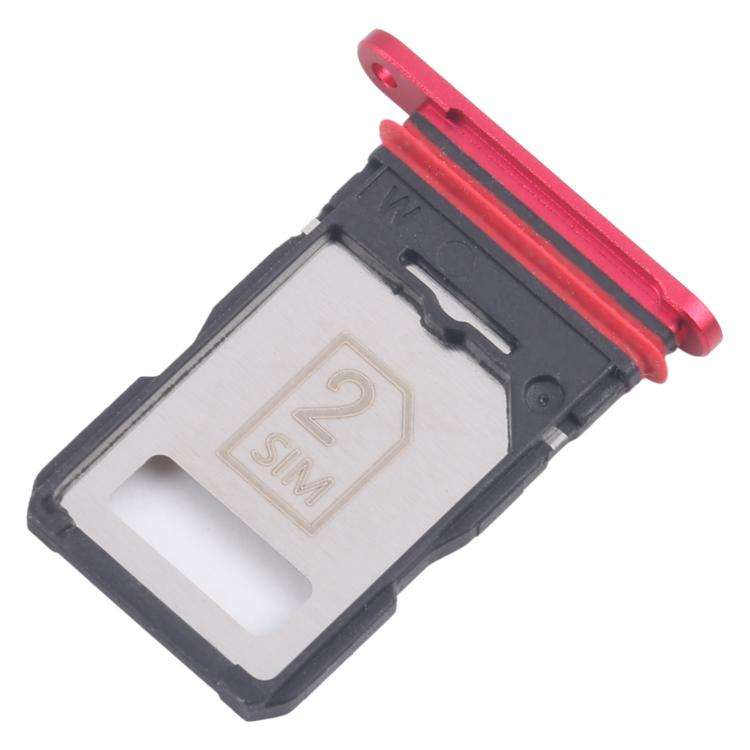 For Motorola Edge 40 XT2303-2 10pcs Original SIM Card Tray + SIM Card Tray (Red)