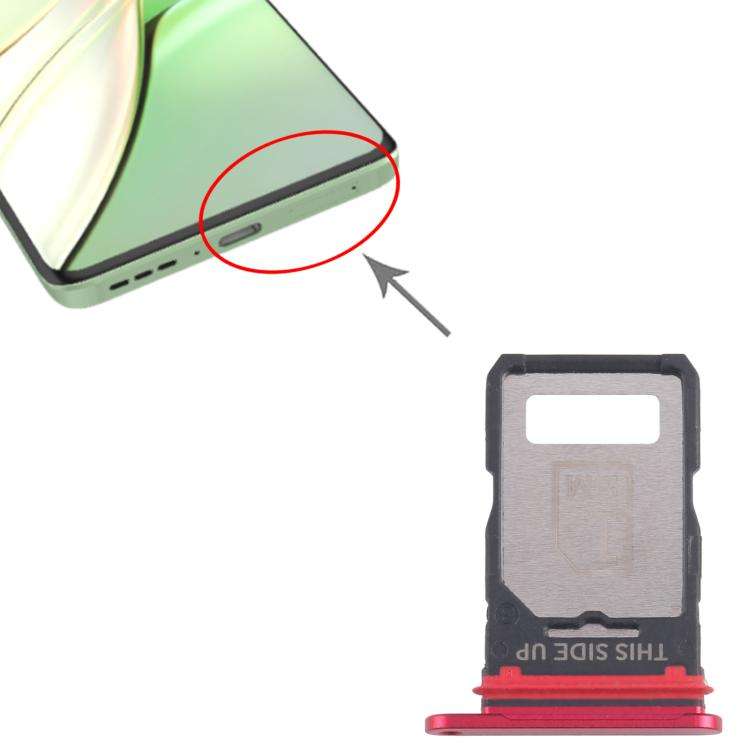 For Motorola Edge 40 XT2303-2 10pcs Original SIM Card Tray + SIM Card Tray (Red)
