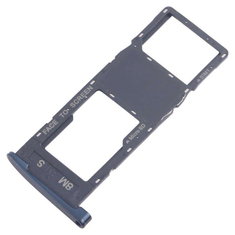 For Motorola Moto G6 Plus 10pcs Original SIM + Micro SD Card Tray (Black)