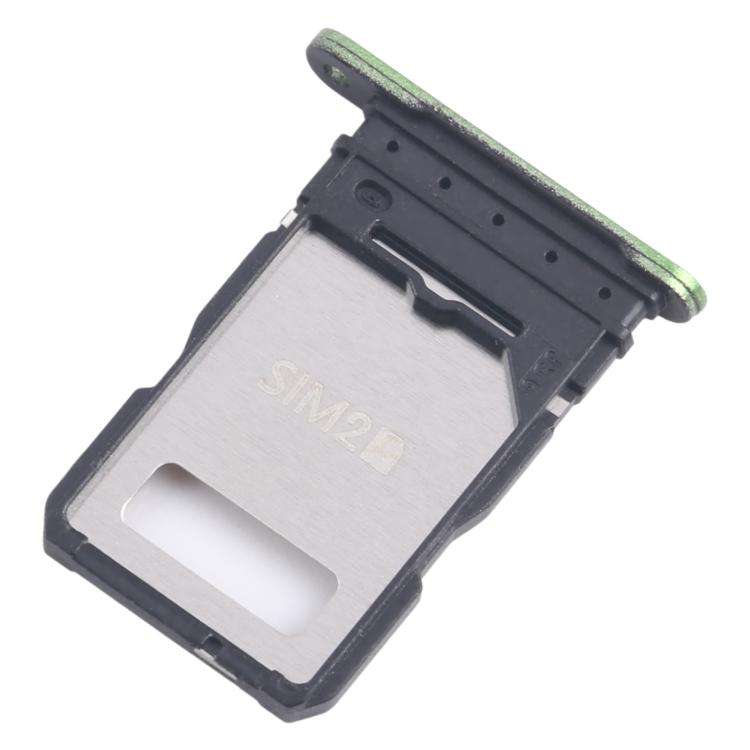 For Motorola Edge 50 Fusion 10pcs Original SIM + SIM Card Tray (Green)
