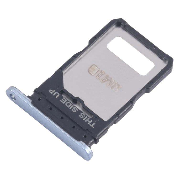 For Motorola Edge 50 Fusion 10pcs Original SIM Card Tray + SIM Card Tray (Blue)