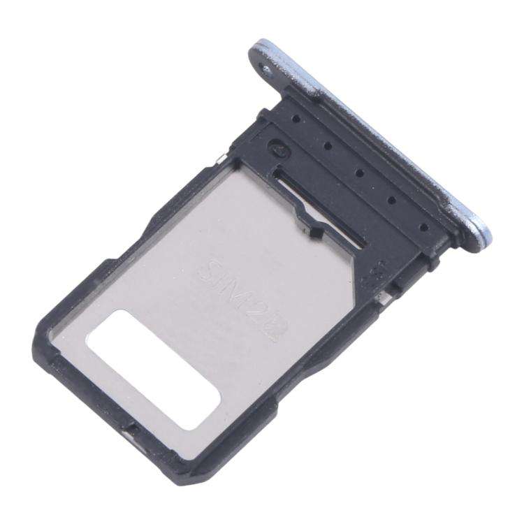 For Motorola Edge 50 Fusion 10pcs Original SIM Card Tray + SIM Card Tray (Blue)