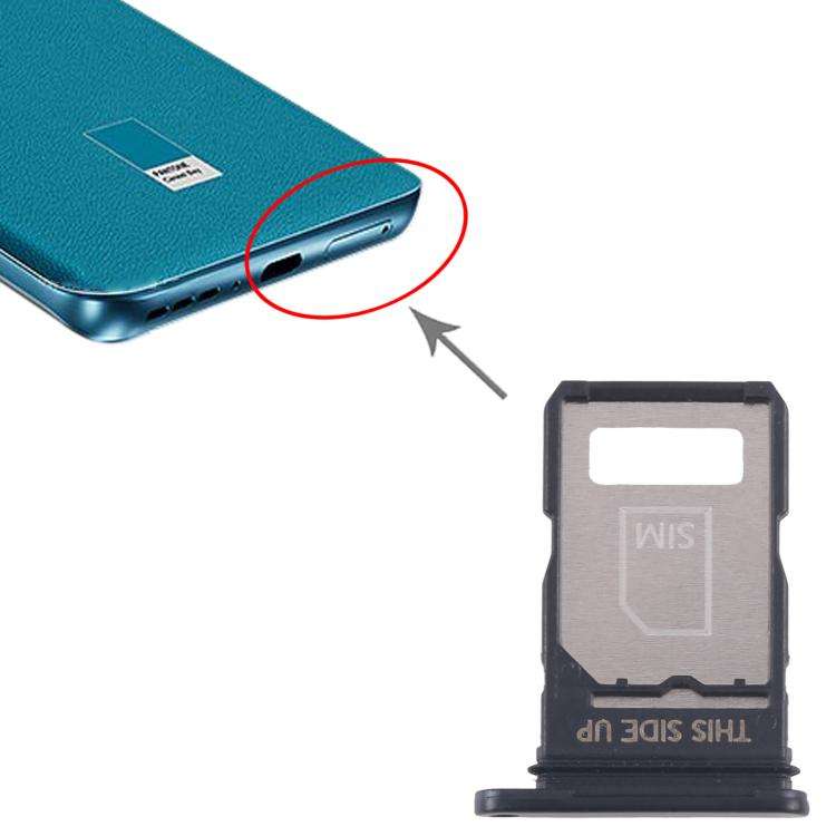 For Motorola Edge 40 Neo XT2307-1 10pcs Original SIM Card Tray (Black)