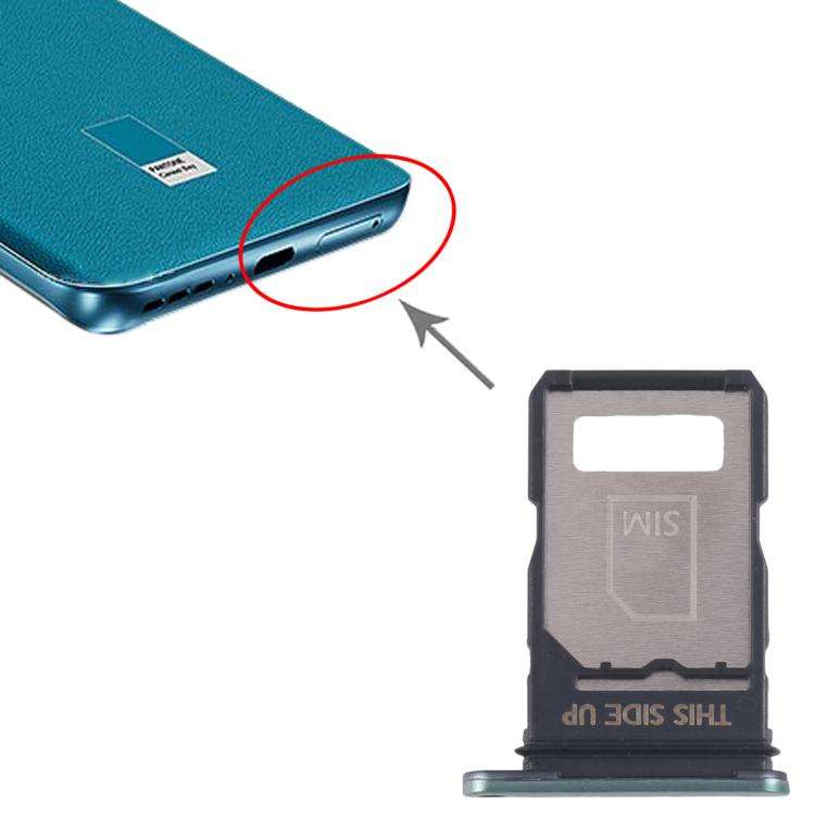 For Motorola Edge 40 Neo XT2307-1 10pcs Original SIM Card Tray (Green)