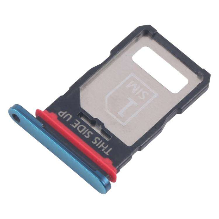 For Motorola Edge 40 Neo XT2307-1 10pcs Original SIM Card Tray (Blue)