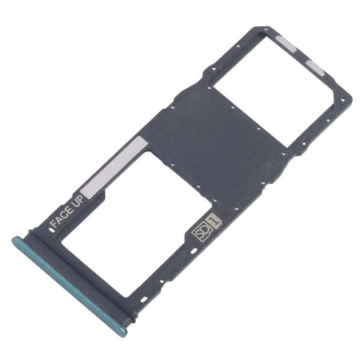 For Motorola Moto G04s 10pcs Original SIM Card Tray + Micro SD Card Tray (Green)