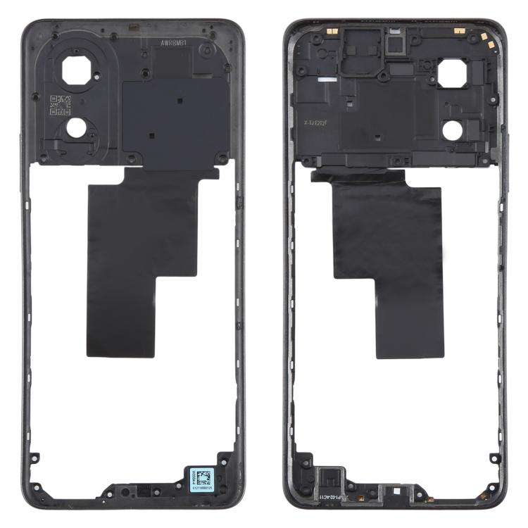 For OPPO A58 4G CPH2577 Original Middle Frame Bezel Plate (Black)