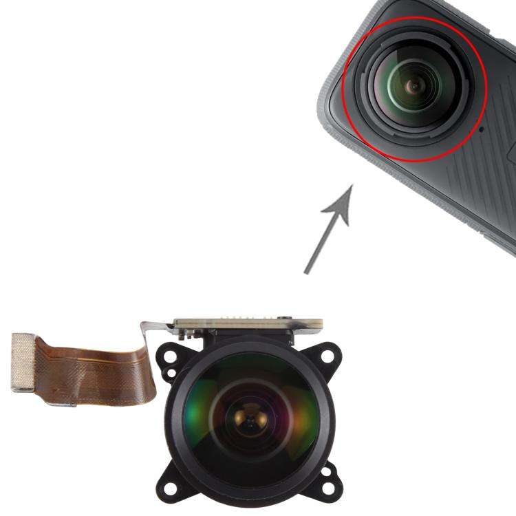 For Insta360 X3 Original Disassembled Camera Back Lens