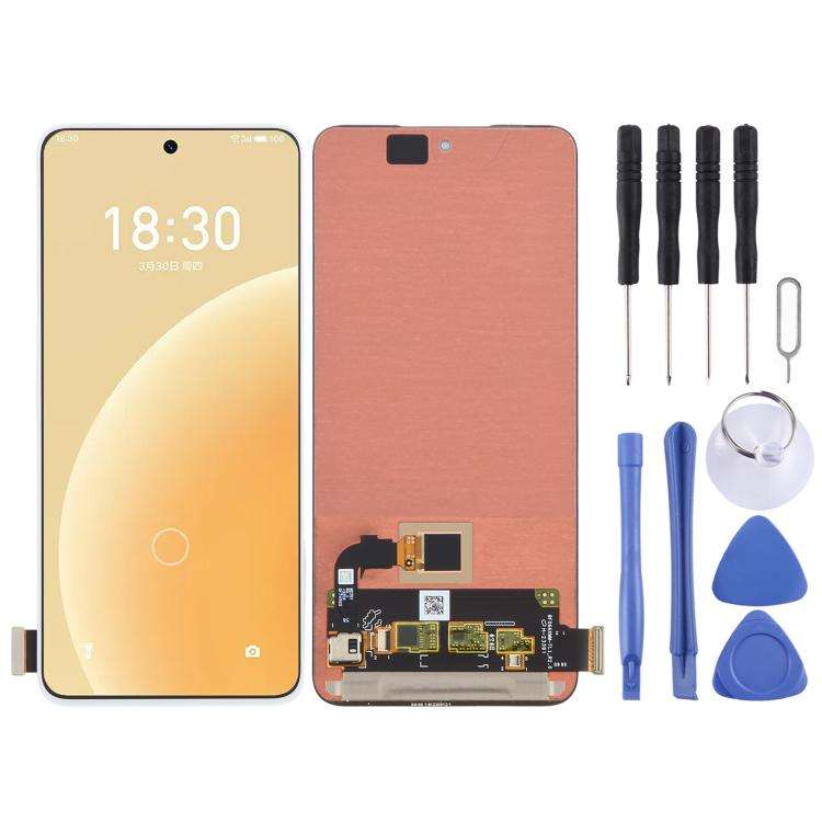 For Meizu 20 Original AMOLED Material LCD Screen with Digitizer Full Assembly (White)