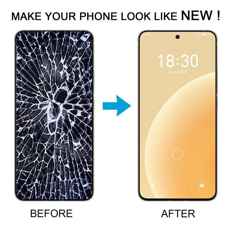 For Meizu 20 Original AMOLED Material LCD Screen with Digitizer Full Assembly (White)