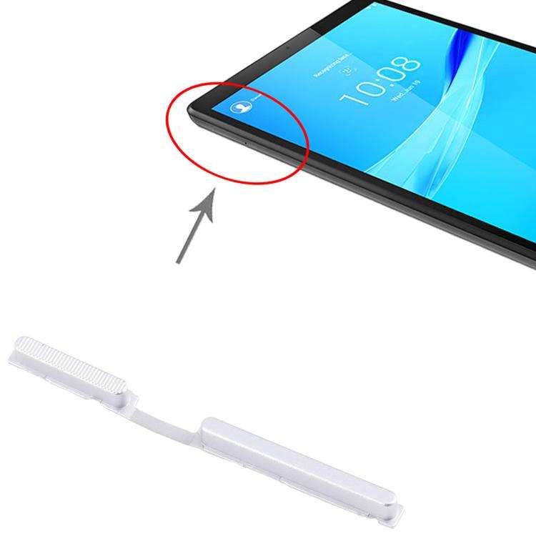 For Lenovo Tab M8 FHD TB-8705 Original Power Button and Volume Control Button (Silver)