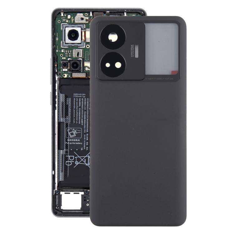 For Realme GT3 Original Back Cover with Camera Lens Cover(Black)