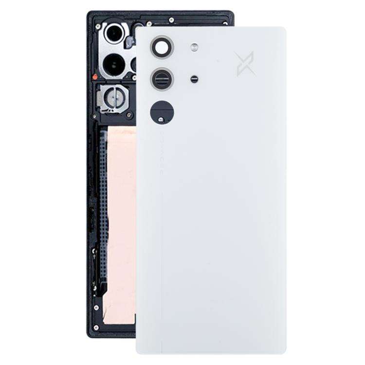 For ZTE Nubia RedMagic 10 Pro / 10 Pro+ NX789J Back Cover with Flash Shield(White)