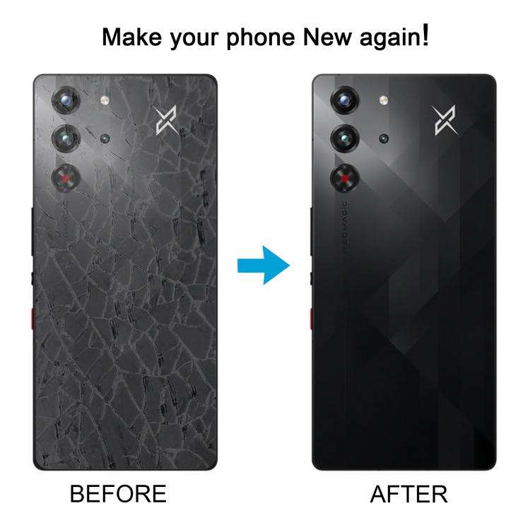 For ZTE Nubia RedMagic 10 Pro / 10 Pro+ NX789J Back Cover with Flash Shield(White)