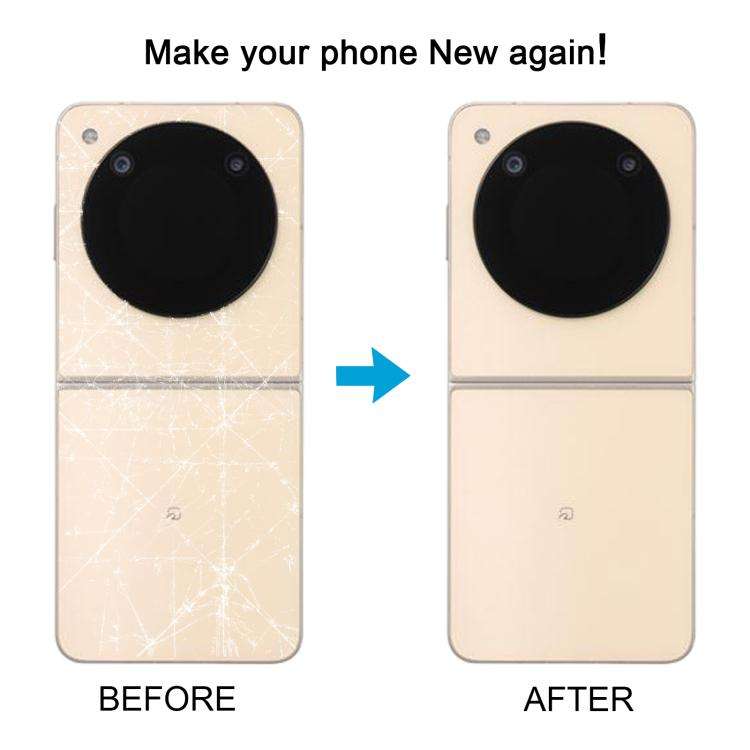 For ZTE Nubia Flip 5G NX724J Back Cover(Gold)