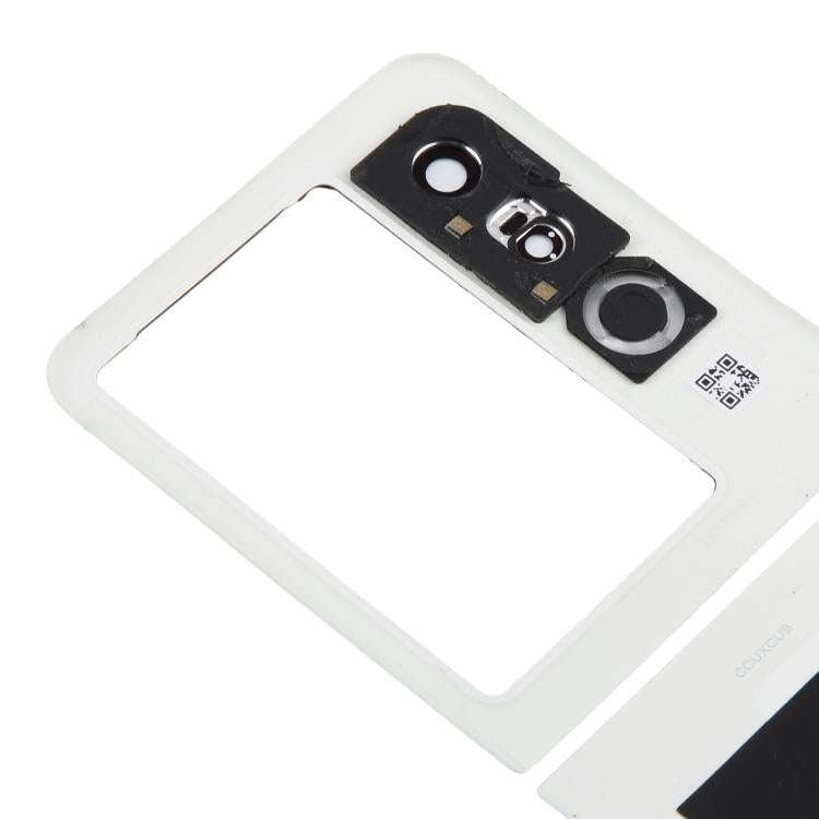 For ZTE Nubia Flip2 5G NX732J Back Cover (White)