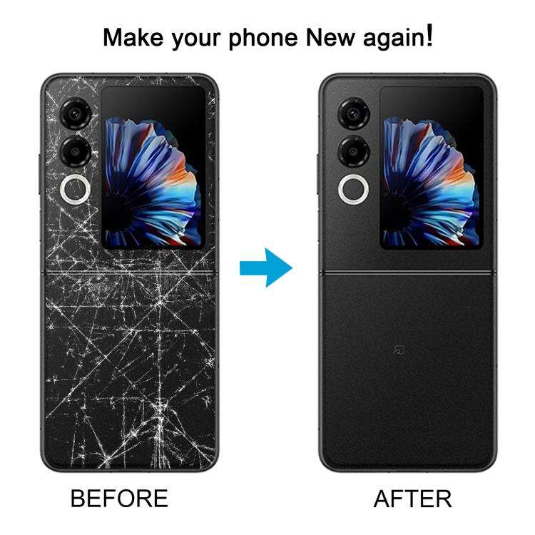 For ZTE Nubia Flip2 5G NX732J Back Cover (Black)
