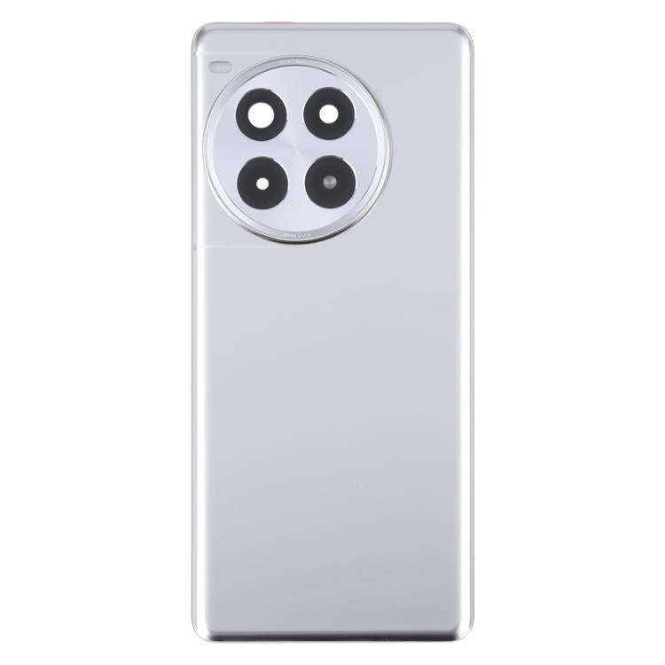 For OnePlus Ace 3 Pro PJX110 Original Glass Battery Back Cover with Camera Lens(Silver)