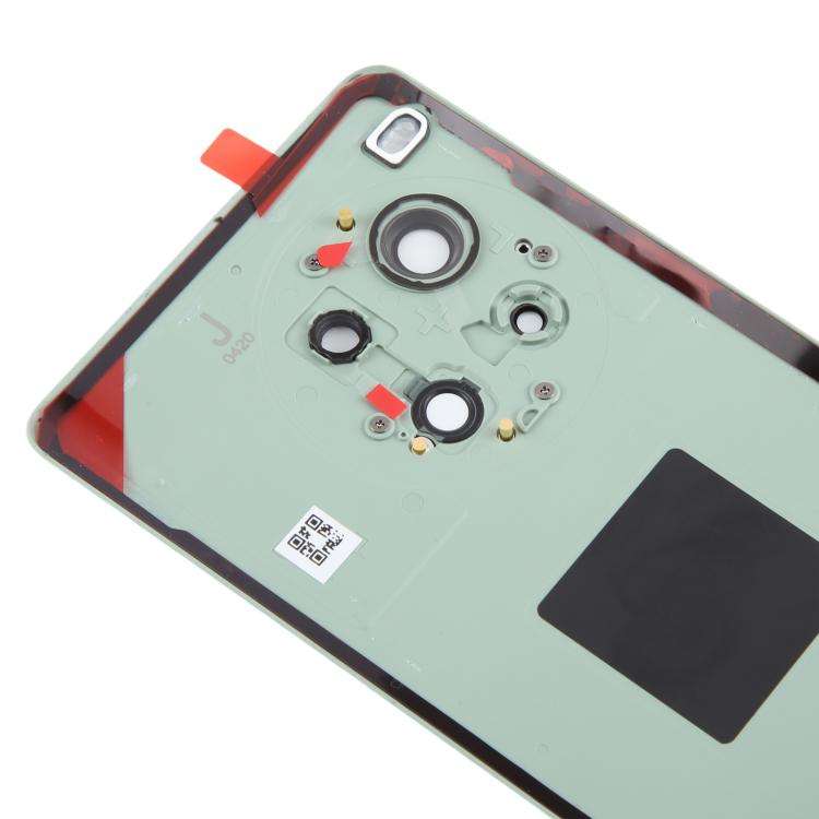 For OnePlus Ace 3 Pro PJX110 Original Leather Battery Back Cover with Camera Lens(Green)