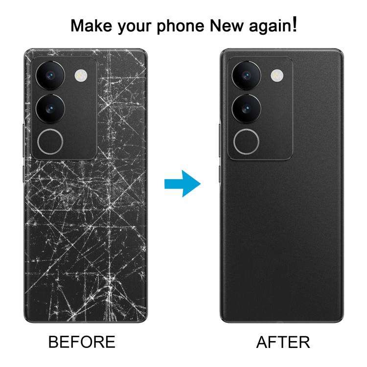 For vivo S17 V2283A Original Battery Back Cover with Camera Lens(Black)
