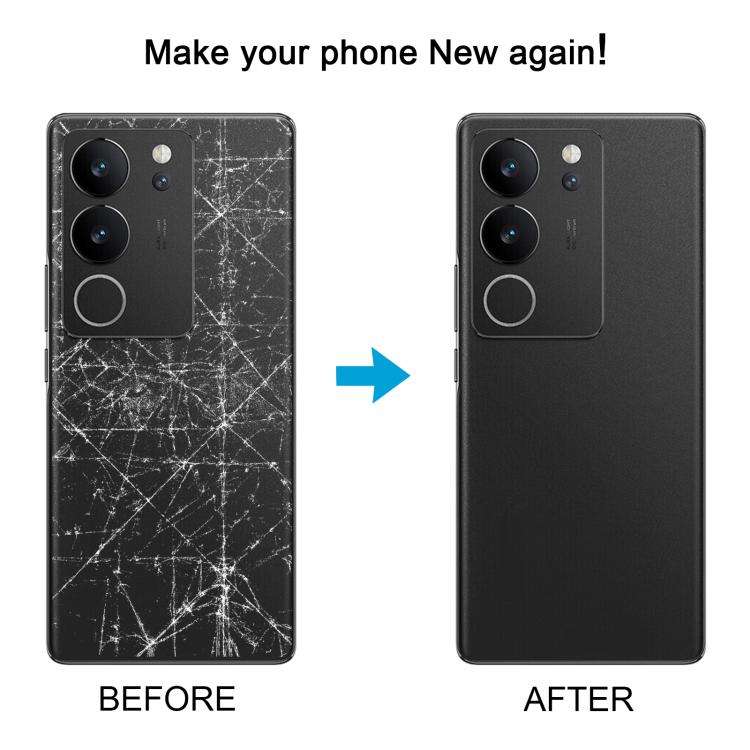 For vivo S17 Pro 5G V2284A Original Battery Back Cover with Camera Lens(Black)