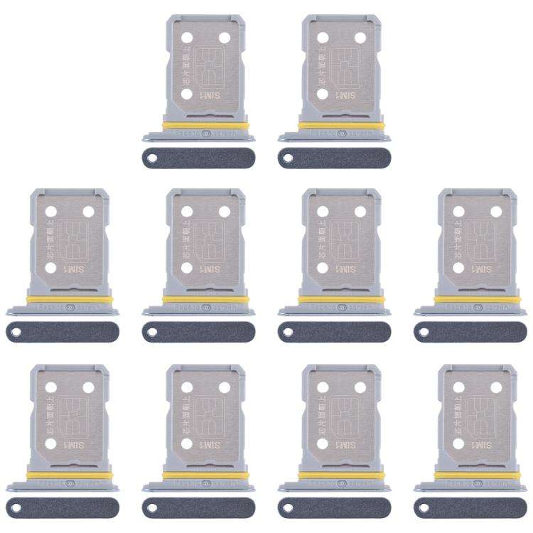 For Realme GT Neo 3 10pcs Original SIM Card Tray + SIM Card Tray (Baby Blue)