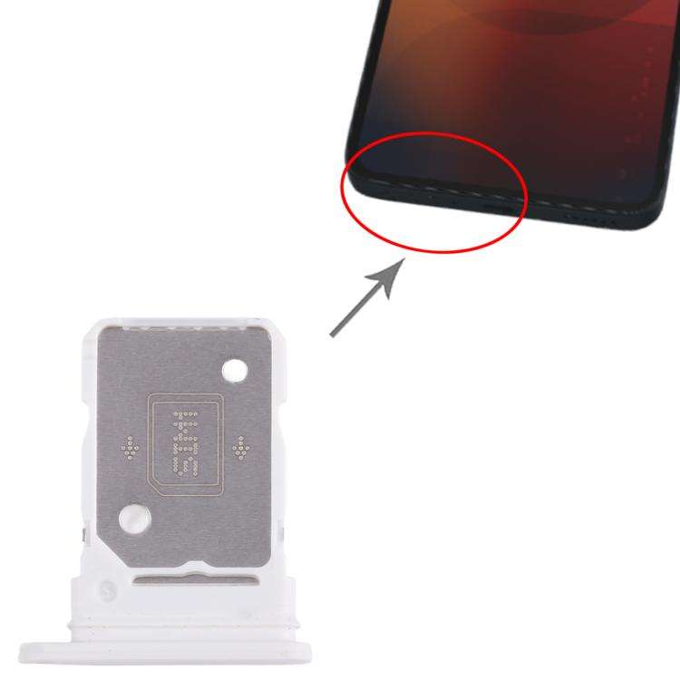For Nothing Phone 3A SIM Card Tray + SIM Card Tray (White)