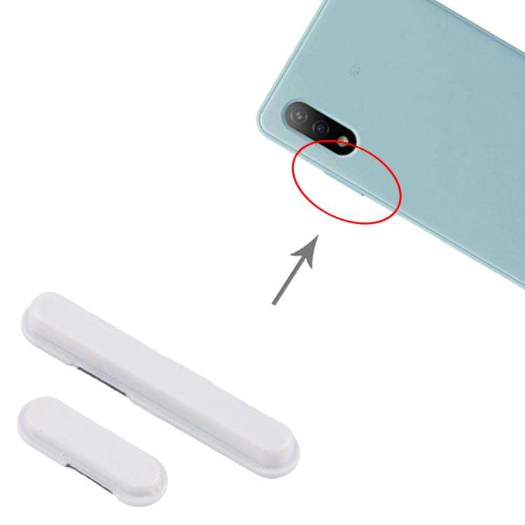 For Sony Xperia ACE II Power Button and Volume Control Button (White)