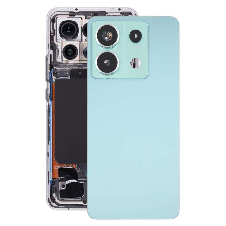 For Xiaomi Redmi Note 13 Pro 5G OEM Back Cover with Camera Lens Cover(Green)