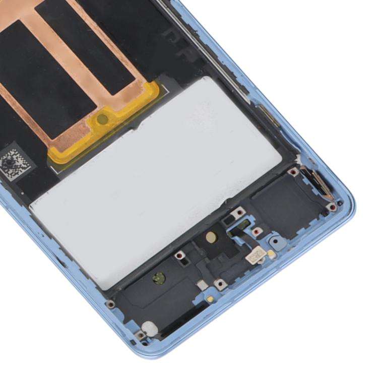 For OnePlus 12R Middle Frame Bezel Plate (Blue)