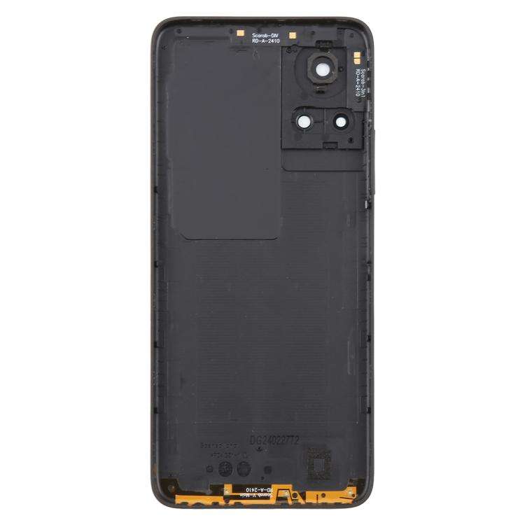 For TCL 50 LE Original Back Cover with Camera Lens Cover(Black)
