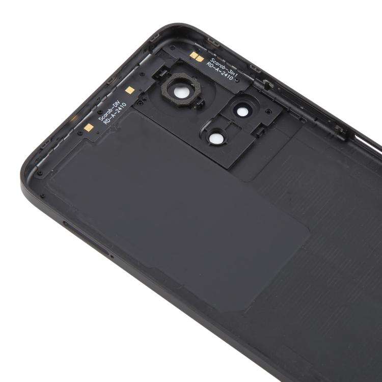 For TCL 50 LE Original Back Cover with Camera Lens Cover(Black)