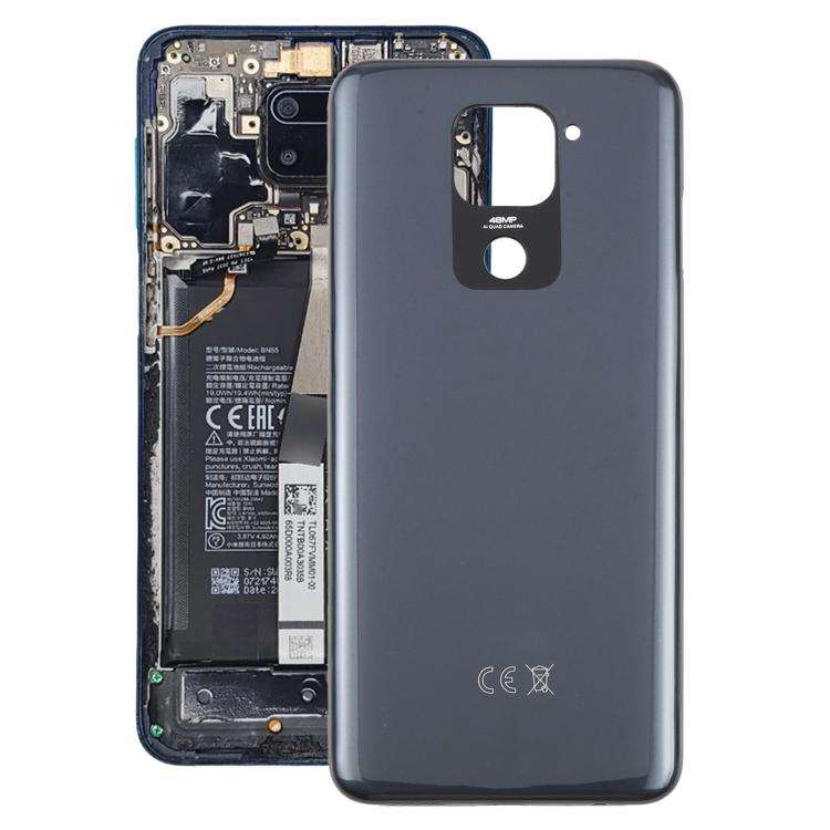 For Xiaomi Redmi Note 9 OEM Back Cover(Black)