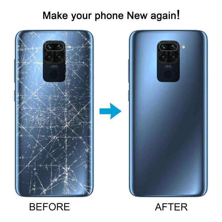 For Xiaomi Redmi Note 9 OEM Back Cover(Black)