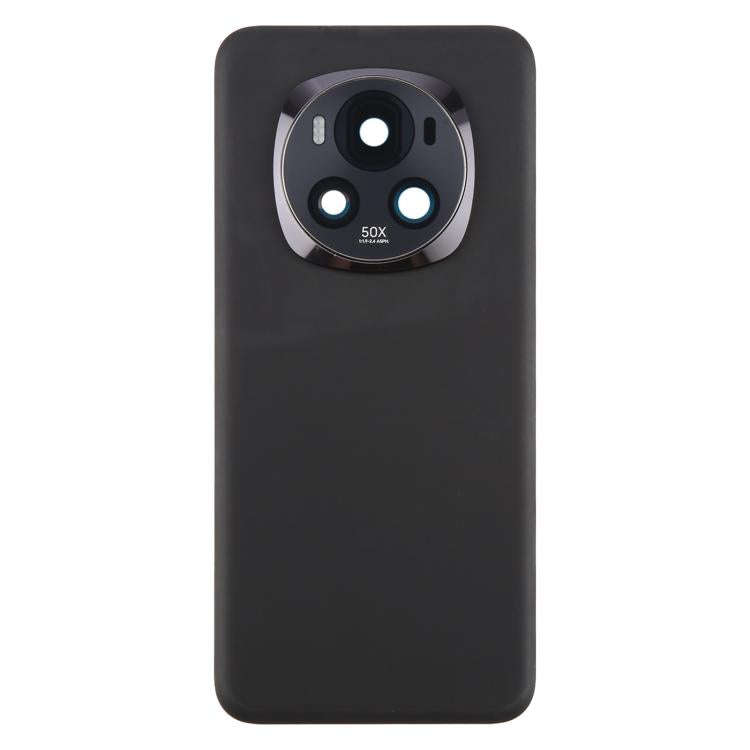 For Honor Magic6 Back Cover with Camera Lens Cover(Black)