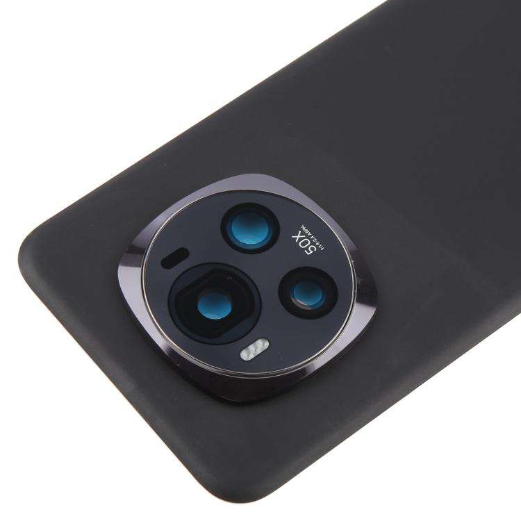 For Honor Magic6 Back Cover with Camera Lens Cover(Black)