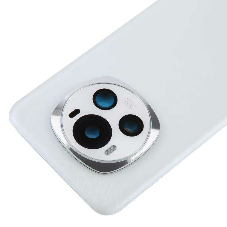 For Honor Magic6 Back Cover with Camera Lens Cover(White)