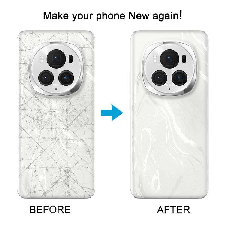 For Honor Magic6 Pro Back Cover with Camera Lens Cover(White)