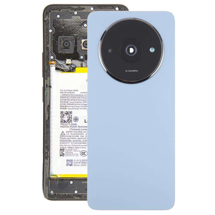 For Xiaomi Redmi A3 4G OEM Back Cover with Camera Lens Cover(Blue)