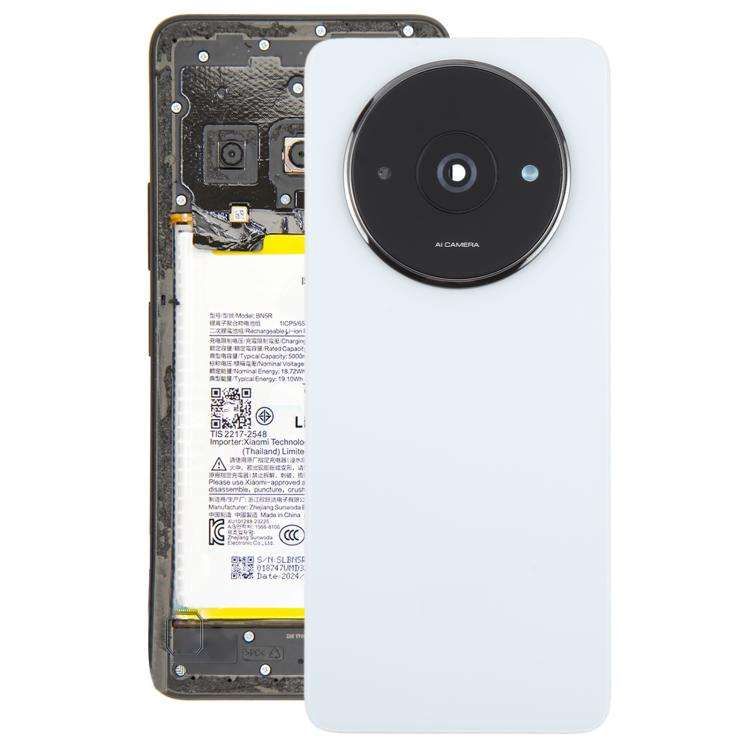 For Xiaomi Redmi A3 4G OEM Back Cover with Camera Lens Cover(White)